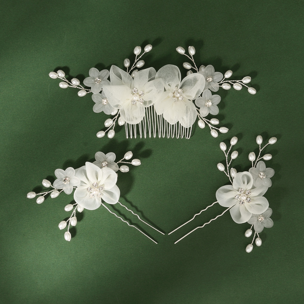 Wedding Supply Store - Fashion Bridal Headdress Flower Hair Comb