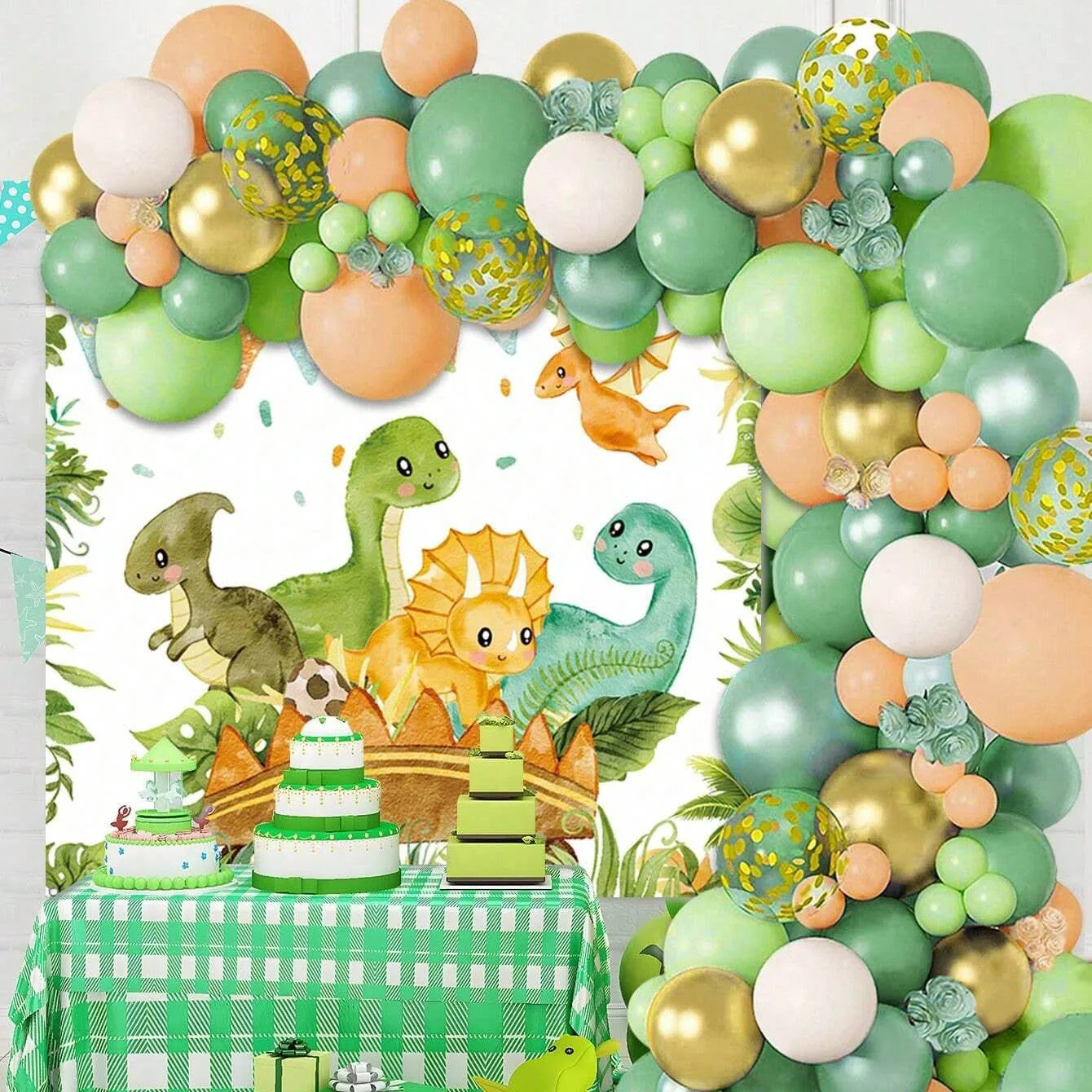 Wedding Balloon Arch - Dinosaur Balloon Set Arch for Children's