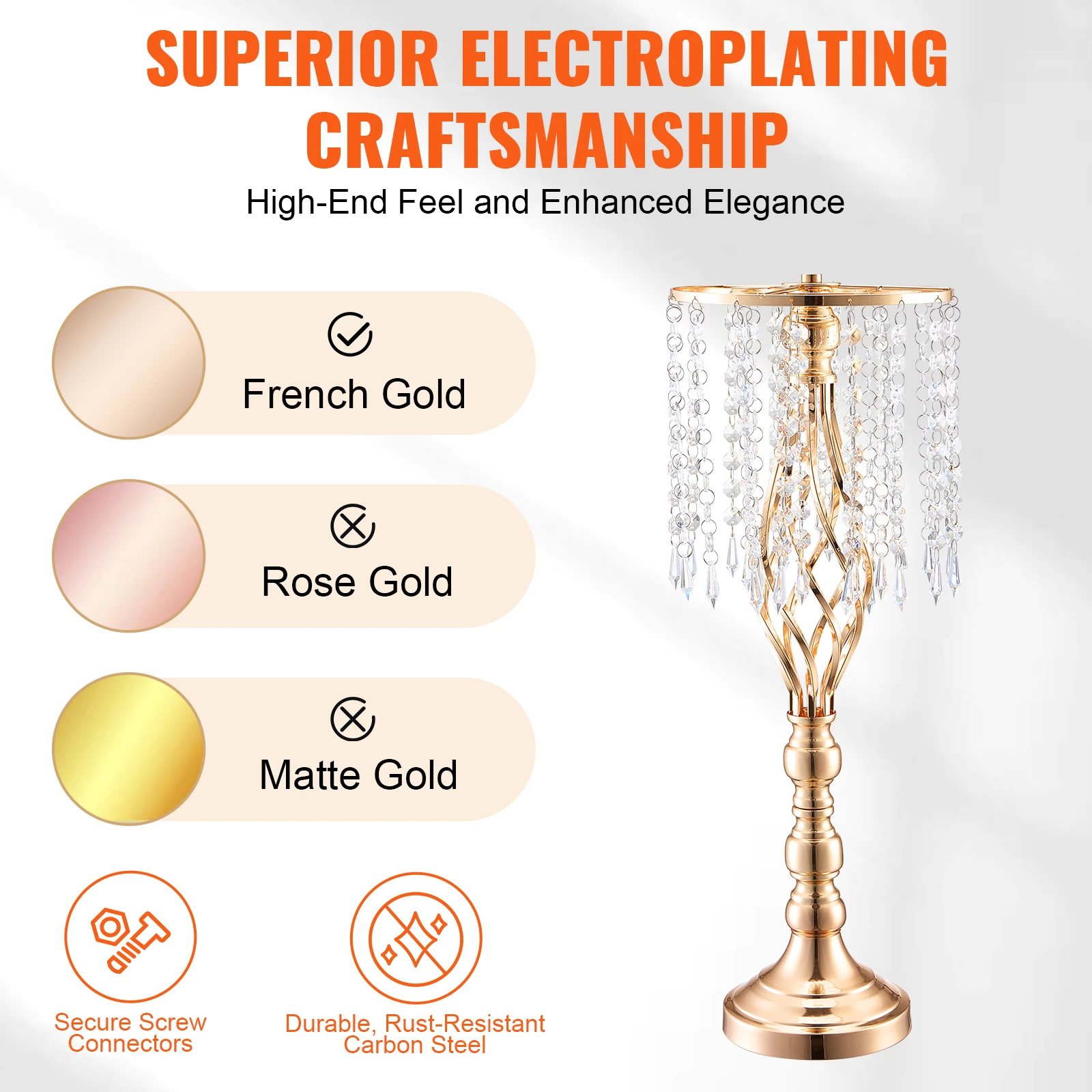 VEVOR Tall Crystal Wedding Flo - Centerpiece Vase Tall review and price
