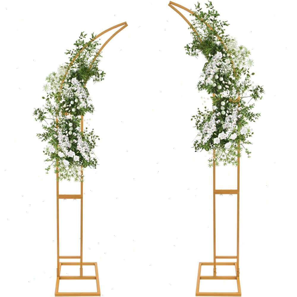 2Pcs Curved Wedding Arch Backd - Wedding Balloon Arch review and price