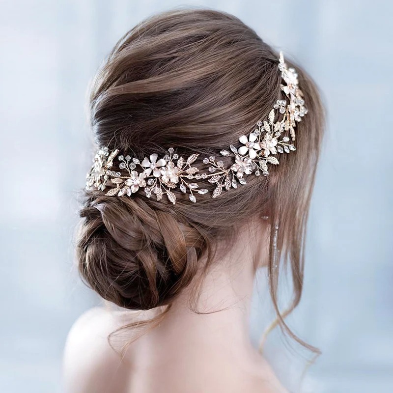 Crystal Flower Leaf Wedding Br - Wedding Supply Store review and price