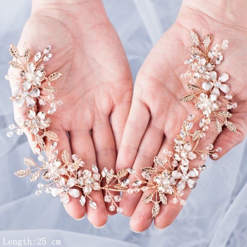 Crystal Flower Leaf Wedding Br - Wedding Supply Store review and price