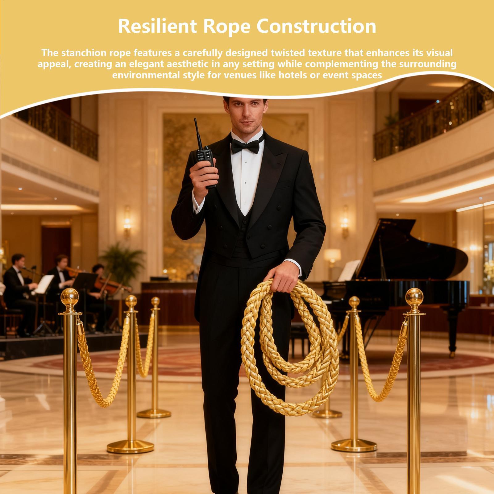 Stanchion Rope Long 4.9ft Twis - Wedding Party Supply Store review and price