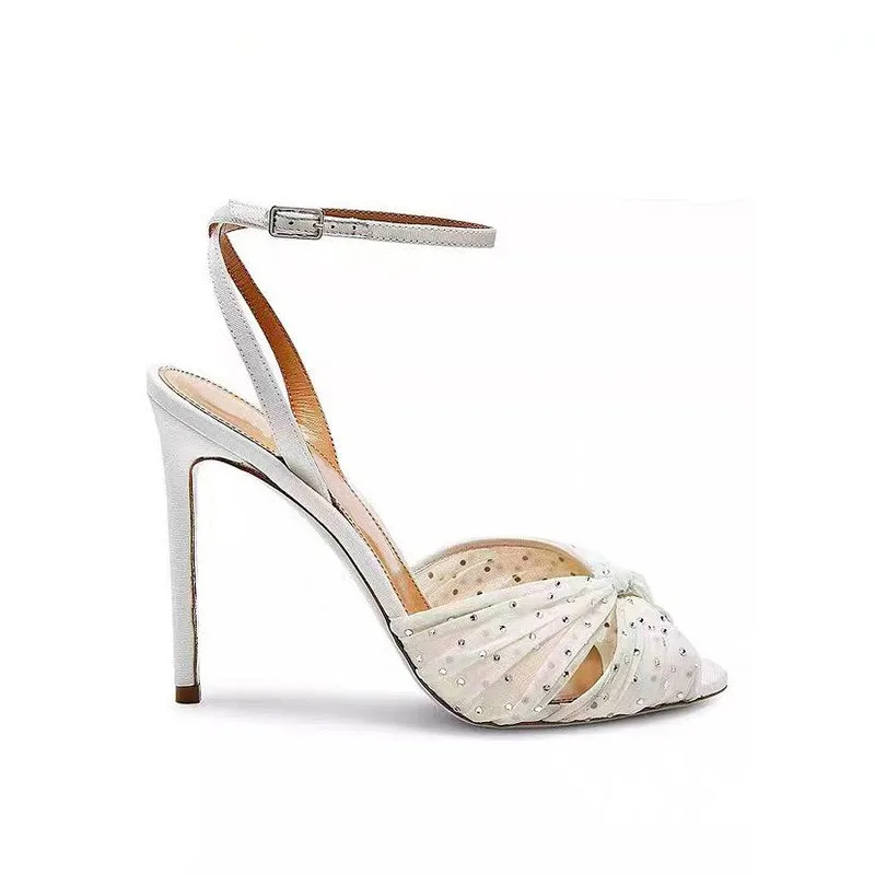 Mesh Rhinestone Knotted Women  - Wedding Super review and price