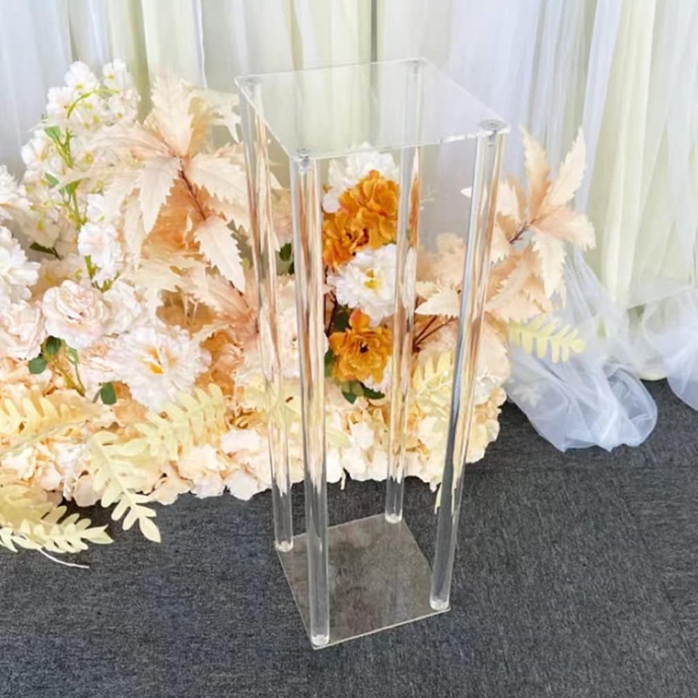 10-Piece Clear Acrylic Rectang - Centerpiece Vase Tall review and price