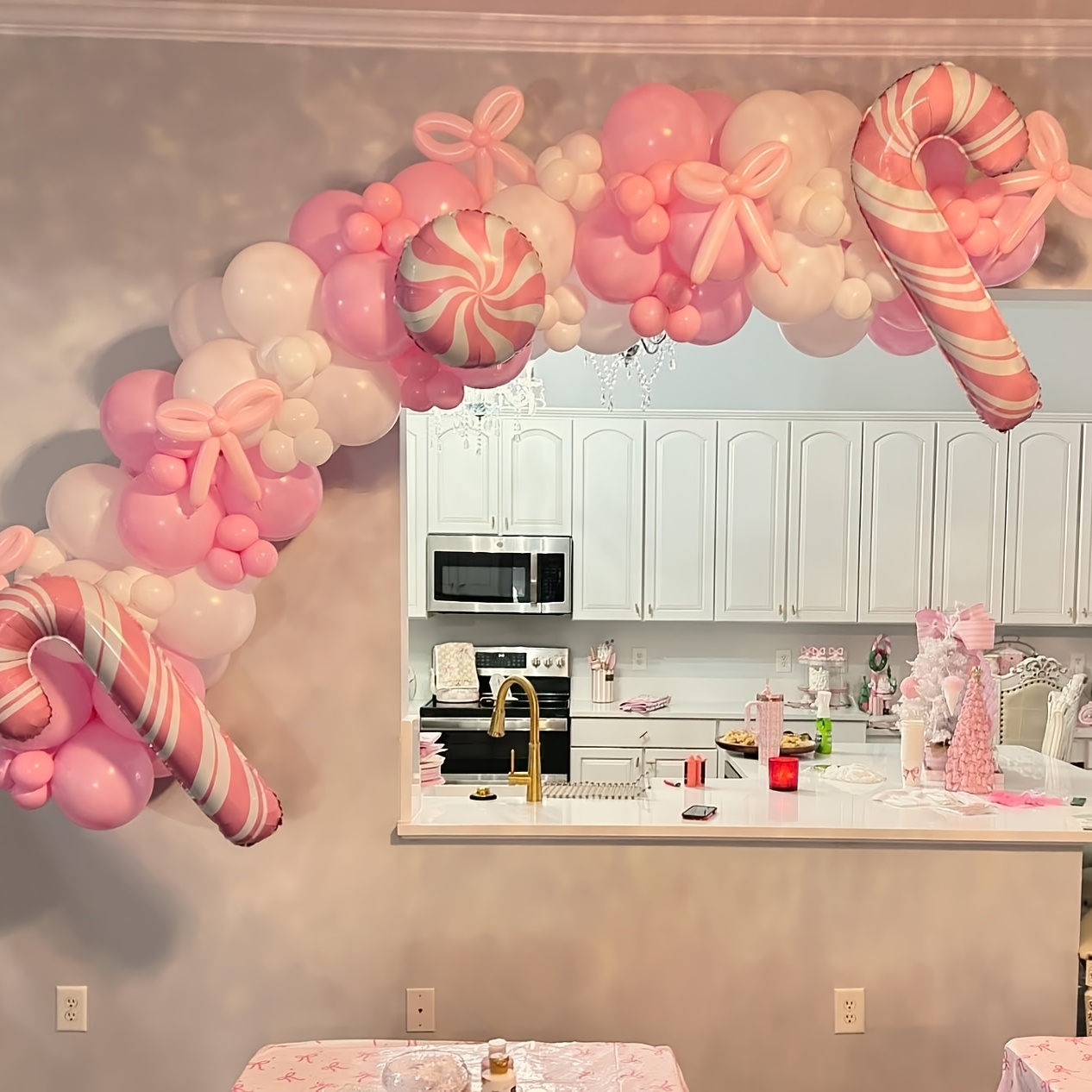 141 Pcs Pink Ribbon Balloons A - Wedding Balloon Arch review and price